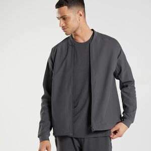 Gymshark Men’s Performance Lightweight Jacket Charcoal Size Medium